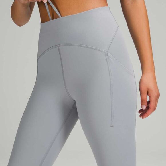 Lululemon Power Thru High-Rise Tight 25” Leggings Rhino Grey - Picture 2 of 10